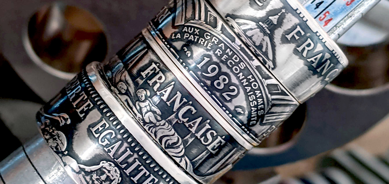 French Coin Rings